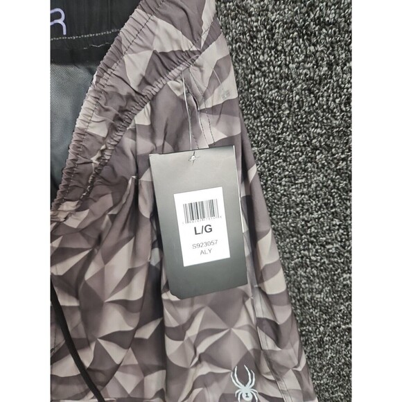 Spyder Swim Men's Swim Trunks Camouflage Large Mesh Lining Pockets Beech  NWT - Picture 5 of 7